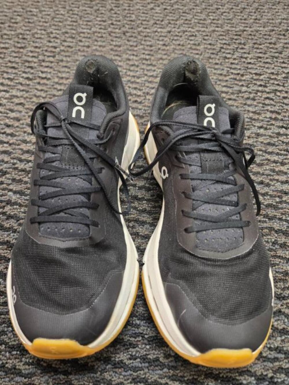 On Cloudnova Form 2 Women's Sneakers Black Ivory Size 8.5 3WE30171430 Authentic